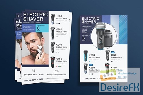 Products Flyer - Shaver PSD