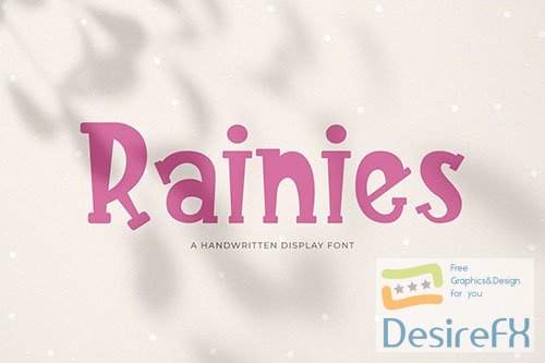 Rainies - A Handwritten Font