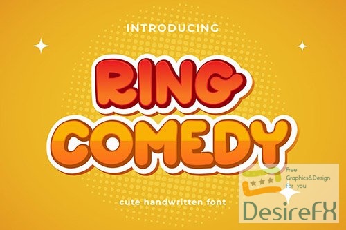 Ring Comedy - Playful Display Font