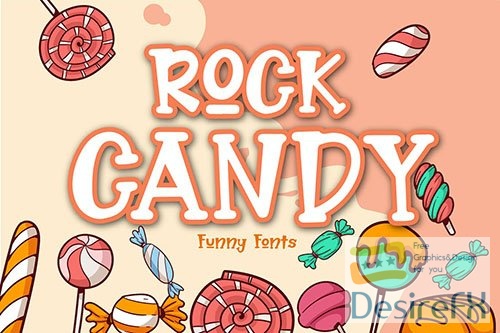 Rock Candy - Funny Font