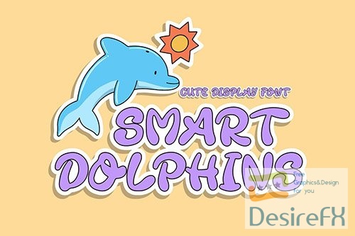 Smart Dolphins - Playful Font