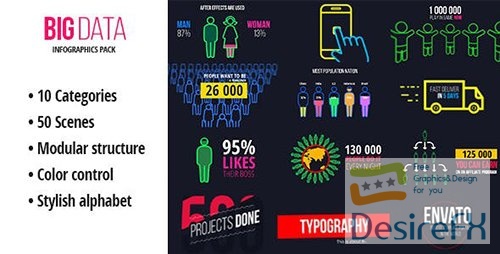 VideoHive - BigData - Ultimate Infographics Pack 13604124