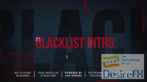 VideoHive - Blacklist Intro/Slideshow 31198788