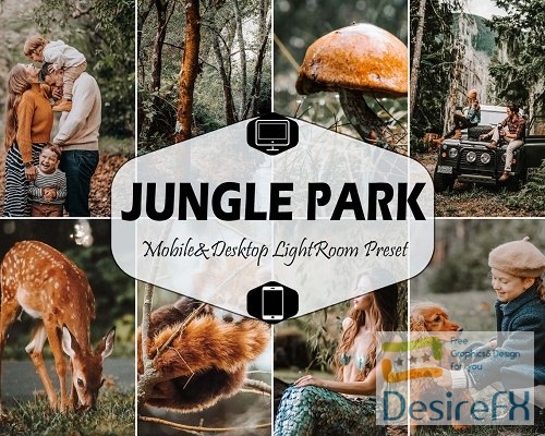 10 Jungle Park Mobile &amp; Desktop Lightroom Presets