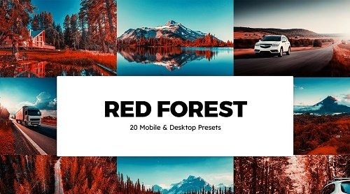 20 Red Forest Lightroom Presets - 6035061