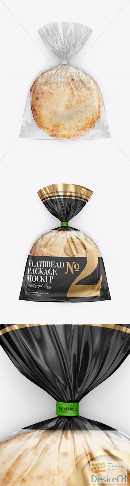Bag W/ Flatbread Mockup 18141 TIF