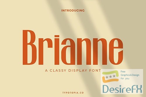 Brianne Fancy Display Font