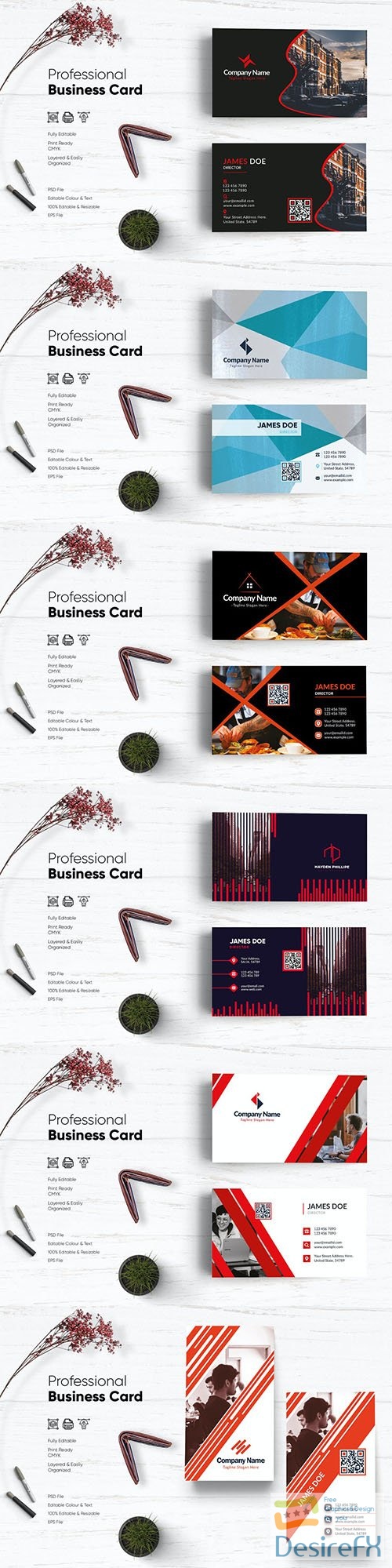Creative Business Card Templates Pack