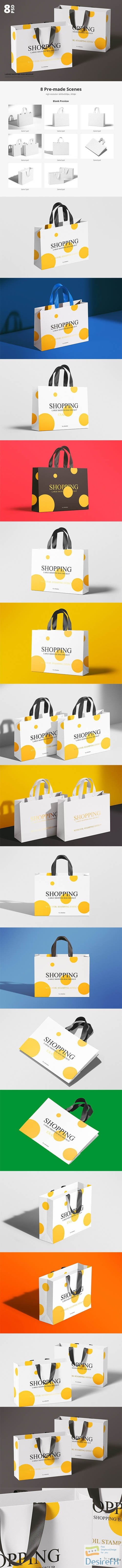 CreativeMarket - Large Shopping Bag Mockup 6048791