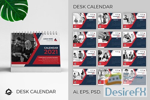 Desk Calendar 2021 CBWWXPV