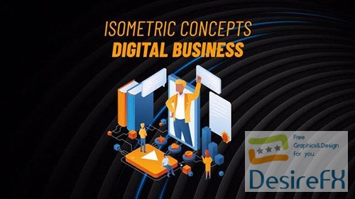 Digital Business - Isometric Concept 31813478