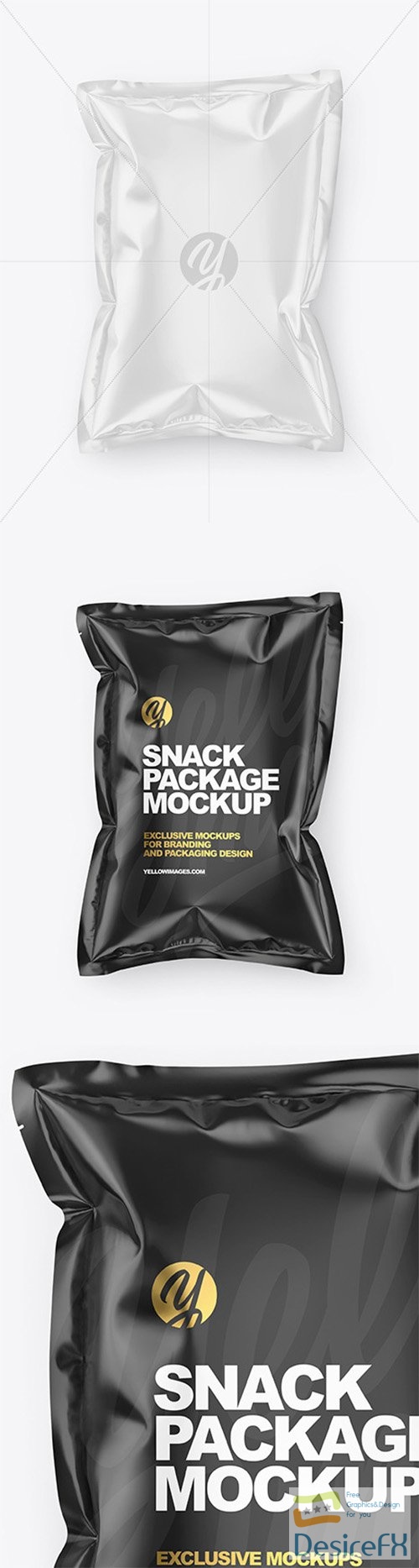Glossy Snack Package Mockup 78538 TIF
