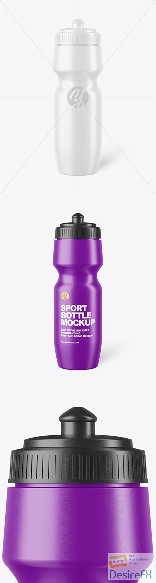 Glossy Sport Bottle Mockup 79036 TIF