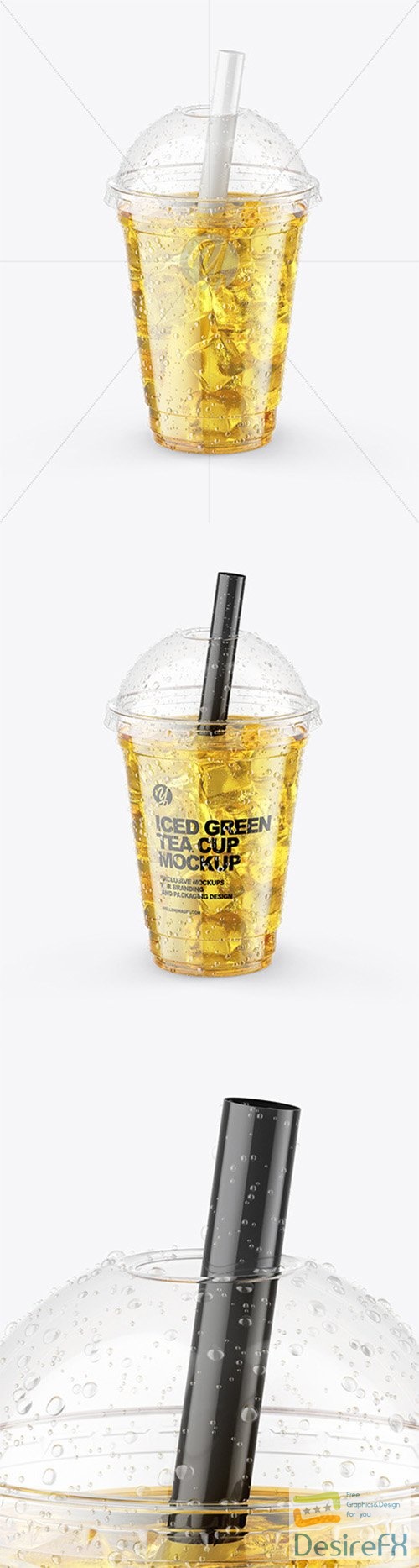 Iced Green Tea Cup Mockup 64942 TIF