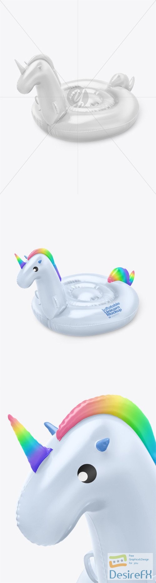 Inflatable Swimming Unicorn Mockup 78697 TIF