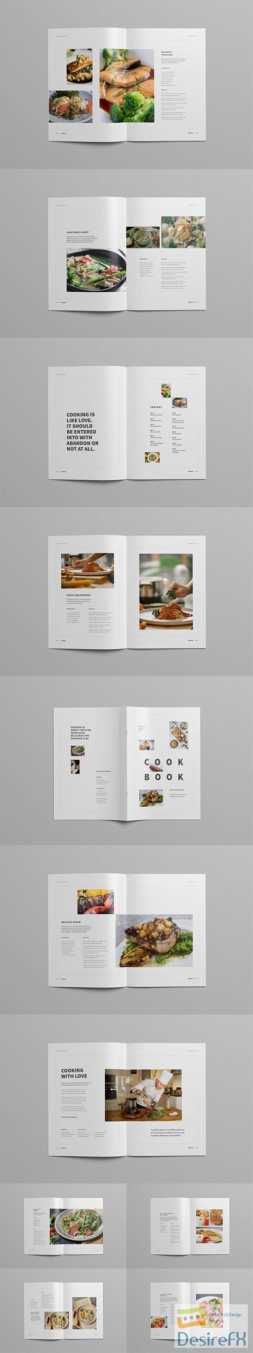 Minimal Cookbook/Recipe Book