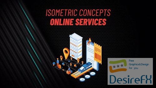 Online Services - Isometric Concept 31813495