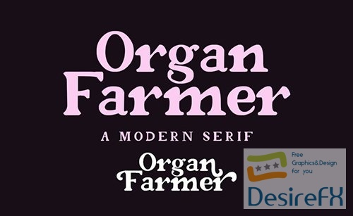 Organ Farmer Font