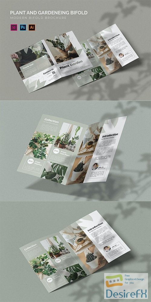 Plant And Gardening - Bifold Brochure