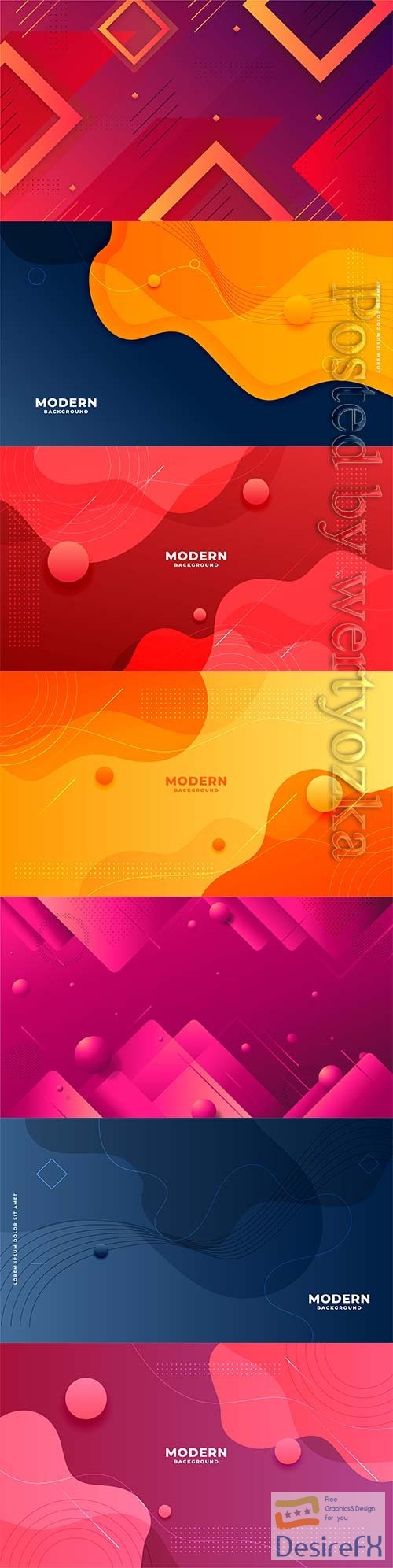Stylish abstra gradient vector background