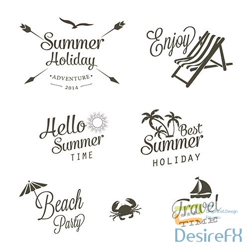 Summer logo vectors