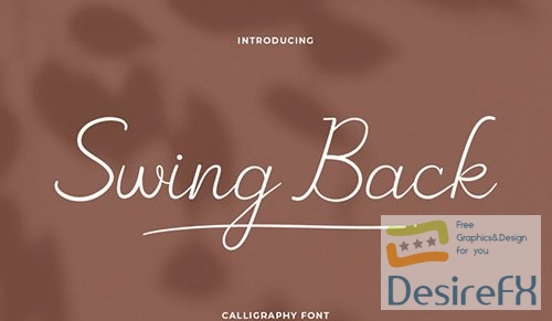 Swing Back Font