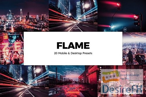 20 Flame Lightroom Presets &amp; LUTs - 6118426