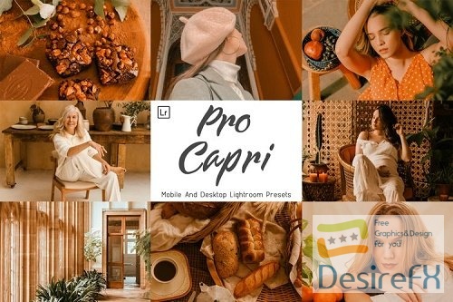 7 Pro Capri Desktop And Mobile Lightroom Presets - 1300681