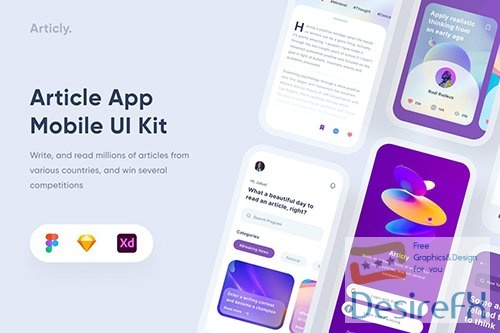 Article Mobile App - Uixasset
