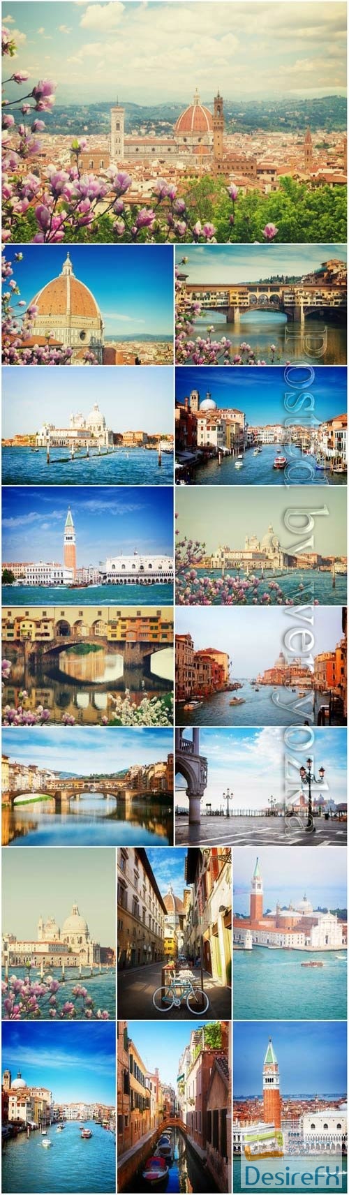 Beautiful landscapes of Italy stock photo