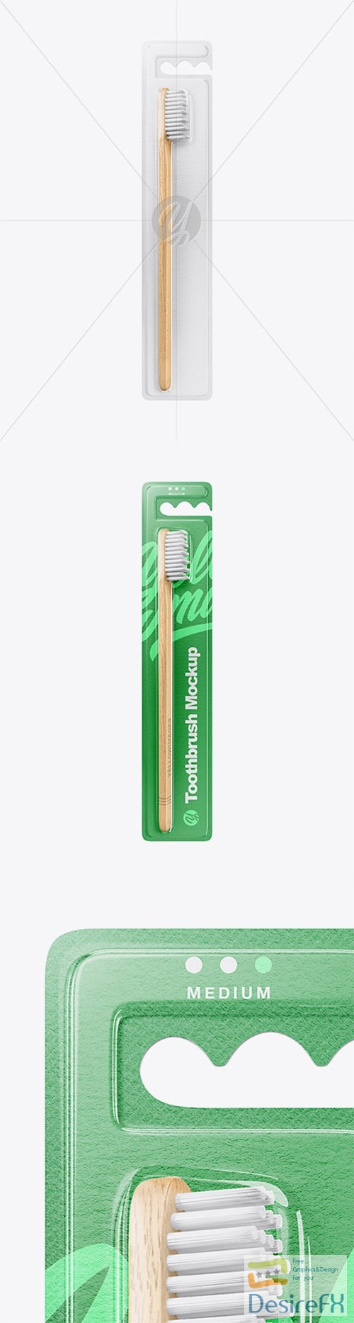 Blister Pack with Wooden Toothbrush Mockup 79245 TIF