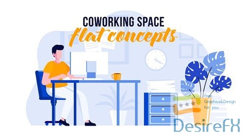 Coworking space - Flat Concept 31441069
