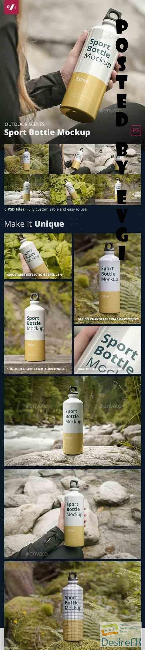 GraphicRiver - Sport Bottle Mockup Outdoor Scenes 31778751