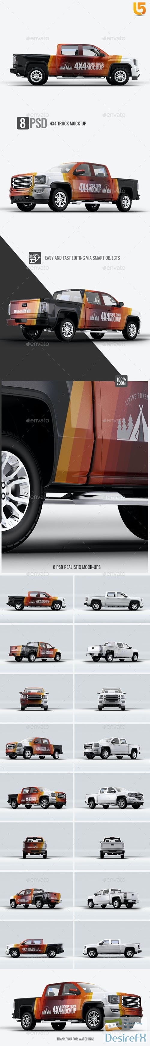 GraphicRiver - Truck 4X4 Mock-Up 30464704