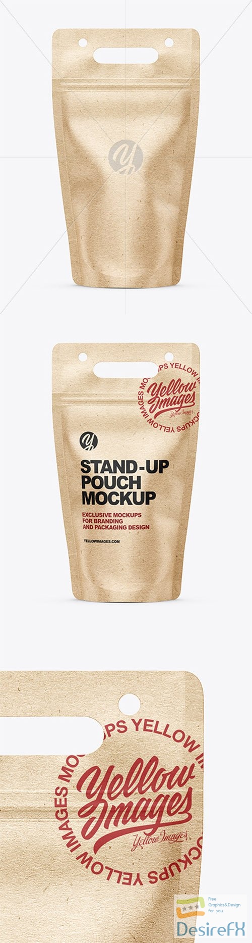 Kraft Stand-up Pouch Mockup 79429 TIF