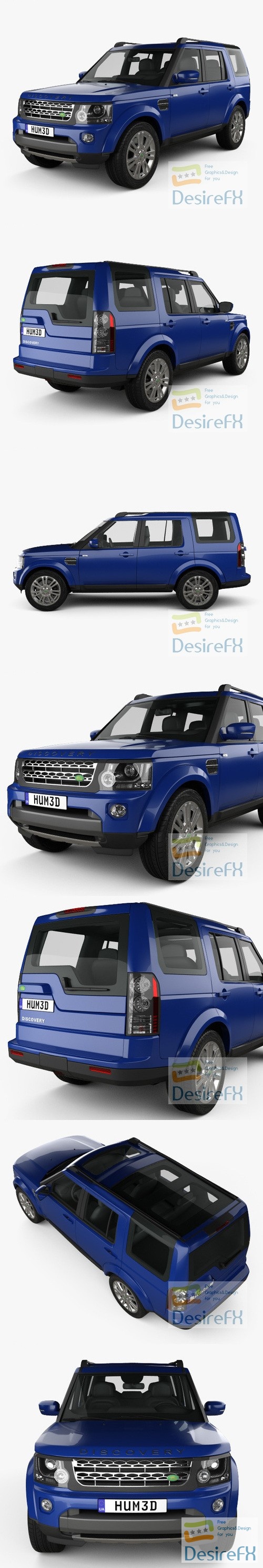 Land Rover Discovery 2014 3D Model