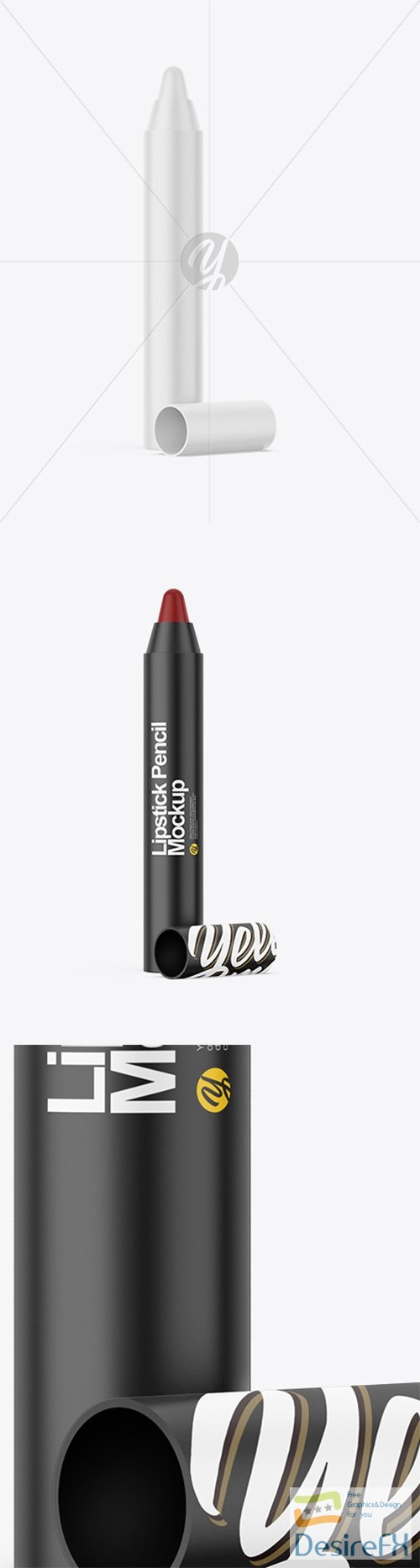 Matte Lipstick Pencil Mockup 82138 TIF