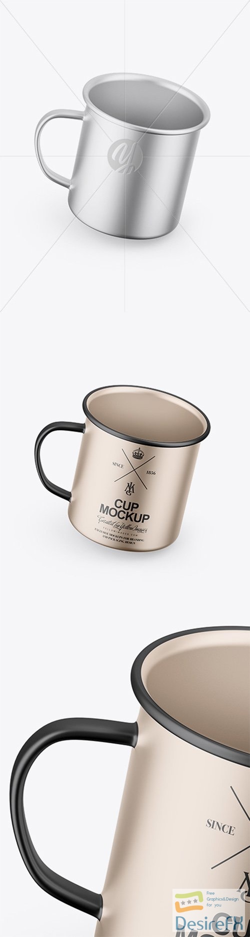 Matte Metallic Cup Mockup 82136 TIF