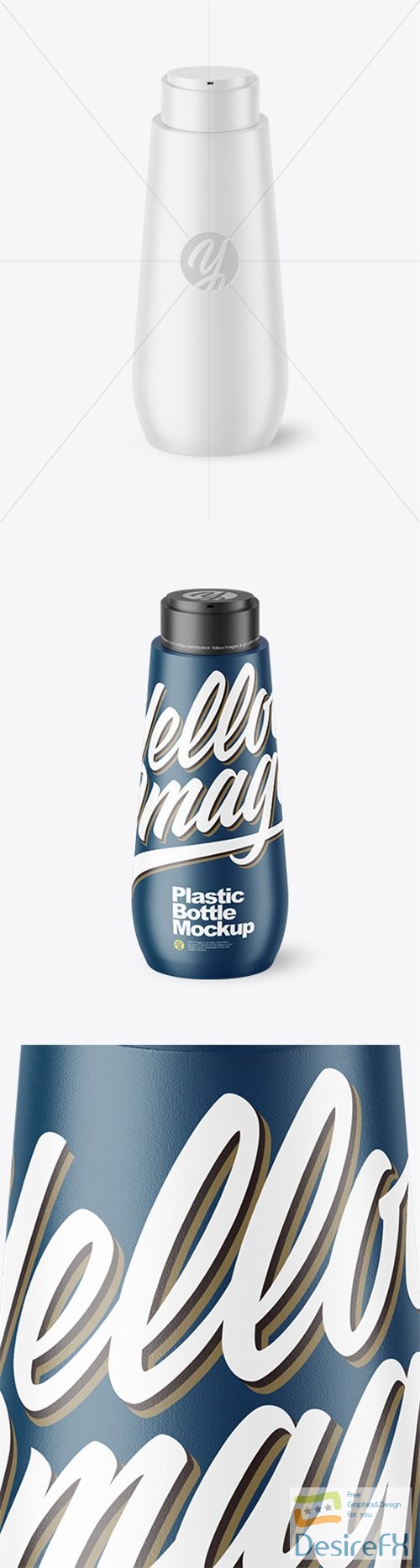 Matte Plastic Bottle Mockup 82126 TIF