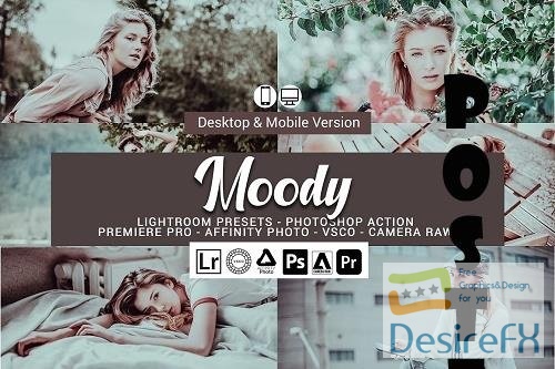 Moody Lightroom Presets - 5157321