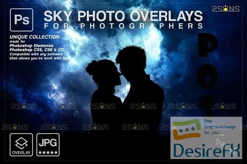 Night Sky Overlays, Pastel sky, sky overlay textures V6 - 1254130