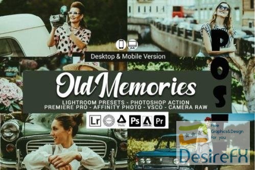 Old Memories Lightroom Presets and Photoshop Actions
