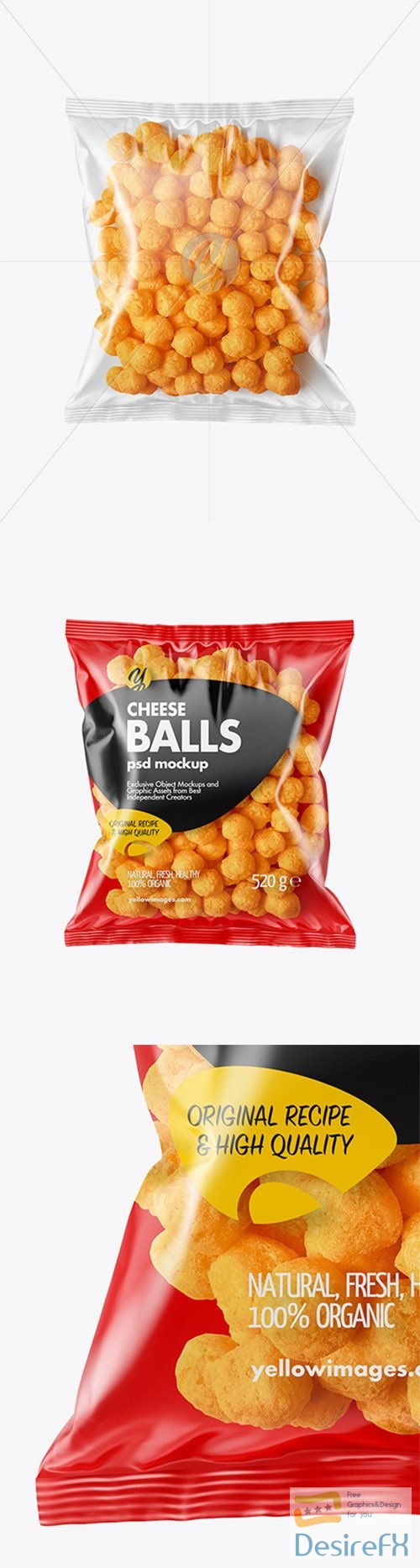 Plastic Bag With Cheese Balls Mockup 79795 TIF