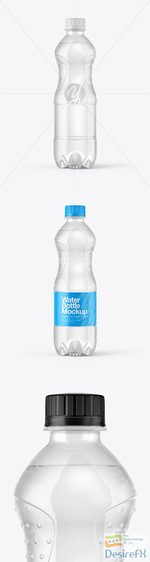 Plastic Water Bottle Mockup 81928 TIF
