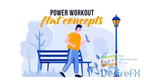 Power Workout - Flat Concept 31778018