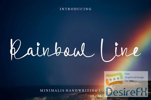 Rainbow Line Font