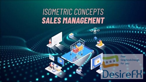 Sales management - Isometric Concept 31693800