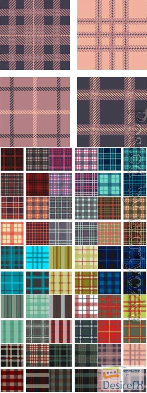 Seamless checkered texture in vector