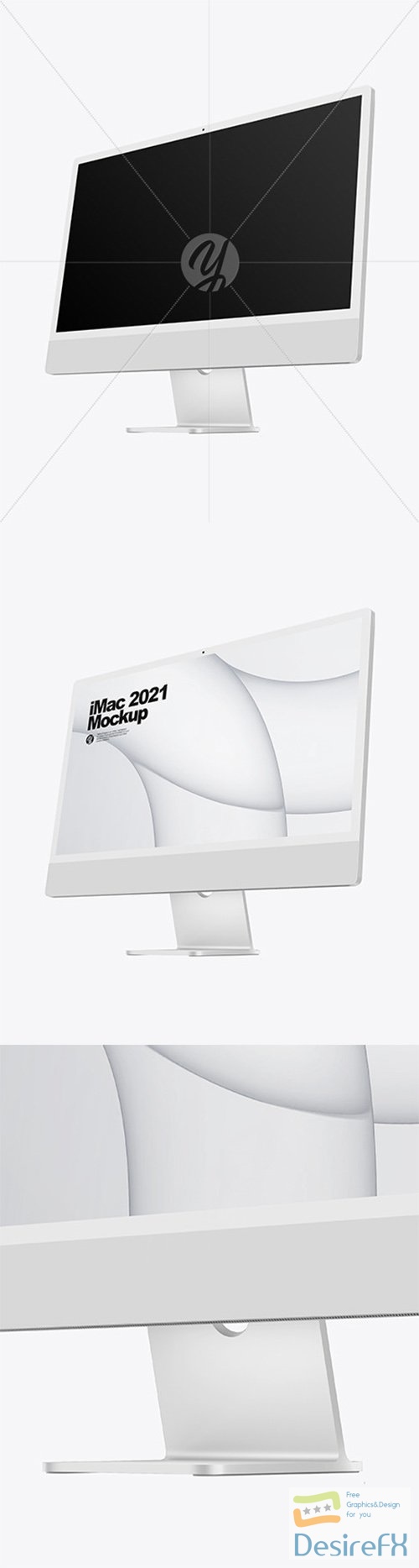 Silver iMac 24 Mockup 82255 TIF