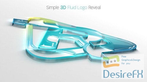 Simple 3D Fluid Logo Reveal 28796975